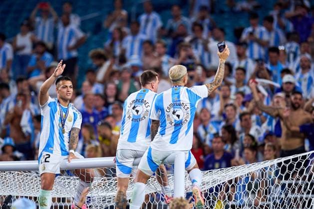 RECORD DATE NOT STATED Copa America USA 2024 Argentina vs Colombia - Final Lautaro Martinez of Argentina during Final match between Argentina and Colombia as part of CONMEBOL Copa America USA 2024 at Hard Rock Stadium on July 14, 2024 in Miami Gardens, Florida, United States. MIAMI GARDENS FLORIDA UNITED STATES  Copyright: xJosexLuisxMelgarejox 20240715003113_CA_2024_F_ARG_COL_MARTINEZ559