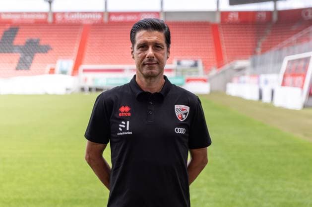 Co coach Ilia Gurev FCI FC Ingolstadt 04 3 Liga, portrait appointment 2024 2025, FC Ingolstadt 04 season 2024 2025 photoshoot, headshot, portrait, introduction, presentation, press appointment, soccer, GER