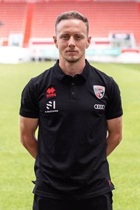 Athletics coach Luca Schuster FCI FC Ingolstadt 04 3 Liga, portrait appointment 2024 2025, FC Ingolstadt 04 season 2024 2025 photoshoot, headshot, portrait, introduction, presentation, press appointment, soccer, GER