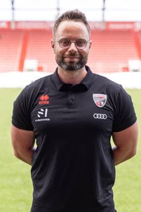 Thomas Reinl Physiotherapist FC Ingolstadt 04 3 Liga, portrait appointment 2024 2025, FC Ingolstadt 04 season 2024 2025 photoshoot, headshot, portrait, introduction, presentation, press appointment, soccer, GER