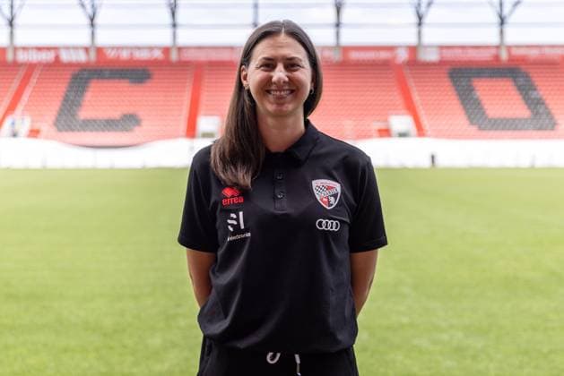 Lisa Deutschmann Office Manager Sport FC Ingolstadt 04 3 Liga, portrait appointment 2024 2025, FC Ingolstadt 04 season 2024 2025 photoshoot, headshot, portrait, introduction, presentation, press appointment, soccer, GER