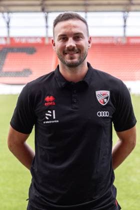 Marcel Posselt team coordinator FC Ingolstadt 04 3 Liga, portrait appointment 2024 2025, FC Ingolstadt 04 season 2024 2025 photoshoot, headshot, portrait, introduction, presentation, press appointment, soccer, GER