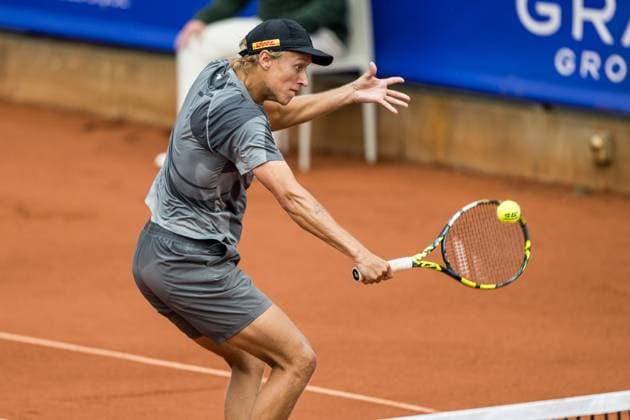 240715 Leo Borg of Sweden during day 1 of the Nordea Open on July 15, 2024 in Bastad Photo Niclas Jönsson BILDBYRAN COP 273 NO0282 tennis atp 250 nordea open day 1 bbeng  Copyright: NICLASxJÖNSSON BB240715NO010