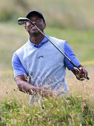 Tiger Woods on the 13th Hole The British Open Championship, Practice, Golf, Royal Troon, Troon, UK - 15 July 2024  Copyright: xGreigxCowie Shutterstockx 14587379j