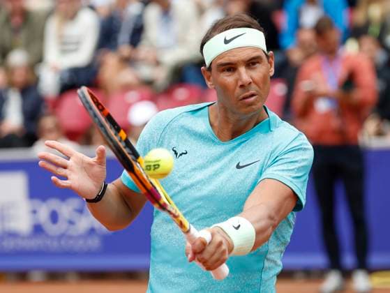 BASTAD, SWEDEN 20240715 Rafael Nadal ESP as he and Casper Ruud NOR faced Guido Andreozzi ARG and Miguel Reyes Varela MEX in doubles during the Nordea Open in Bastad on Monday BASTAD SWEDEN x9200x  Copyright: xAdamxIhse TTx NORDEA OPEN BASTAD
