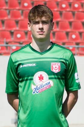 Halle, Germany 15 July 2024 Regionalliga Nordost Team photo 2024 2025 Hallescher FC In the picture Goalkeeper Keno Miguel Meyer Halle Leuna Chemie Stadion Sachsen Anhalt Copyright: xFotostandx xBallaschx