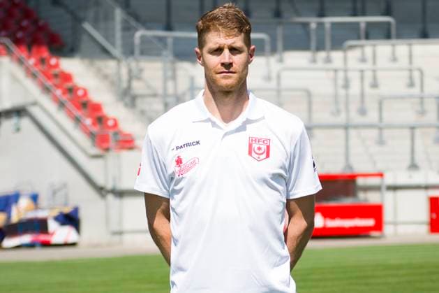 Halle, Germany 15 July 2024 Regionalliga Nordost Team photo 2024 2025 Hallescher FC In the picture Co coach Andre Heinault Halle Leuna Chemie Stadion Sachsen Anhalt Copyright: xFotostandx xBallaschx