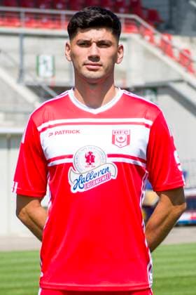 Halle, Germany 15 July 2024 Regionalliga Nordost Team photo 2024 2025 Hallescher FC In the picture Burim Halili Halle Leuna Chemie Stadion Sachsen Anhalt Copyright: xFotostandx xBallaschx