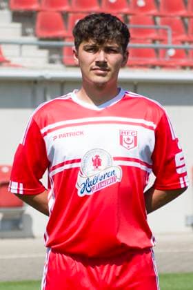 Halle, Germany 15 July 2024 Regionalliga Nordost Team photo 2024 2025 Hallescher FC In the picture Joscha Wosz Halle Leuna Chemie Stadion Sachsen Anhalt Copyright: xFotostandx xBallaschx