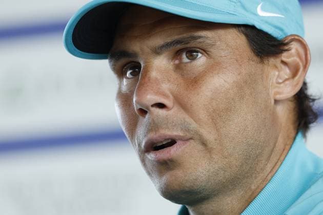 BASTAD, SWEDEN 20240715 Rafael Nadal, Spain, holds a press conference during the Nordea Open in Bastad on Monday BASTAD SWEDEN x9200x  Copyright: xAdamxIhse TTx NORDEA OPEN BASTAD
