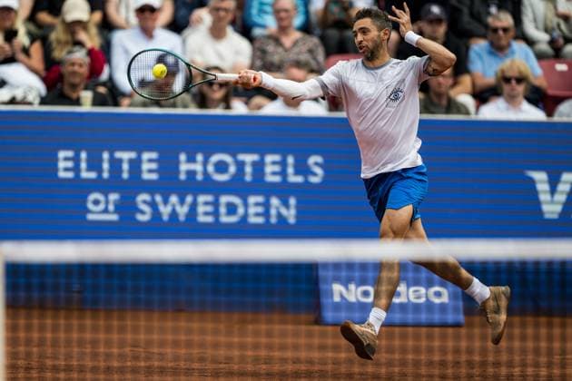 240715 Guido Andreozzi of Argentina during day 1 of the Nordea Open on July 15, 2024 in Bastad Photo Niclas Jönsson BILDBYRAN COP 273 NO0282 tennis atp 250 nordea open day 1 bbeng  Copyright: NICLASxJÖNSSON BB240715NO097