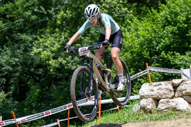 Swiss Bike Cup: Juniors Women 14.07.2024, Echallens, Swiss Bike Cup : Juniors Women. Muriel FURRER during the Swiss Bike Cup, Juniors Women the Sunday 14.07.2024 at the Echallens, Switzerland. Echallens Echallens Vaud Switzerland Copyright: xMediafabxPhotographyxFabricexDexGasperisx MEDIAFAB-CYCLING-SWISS-BIKE-CUP-ECHALLENS-14.07.2024-VTT_0394
