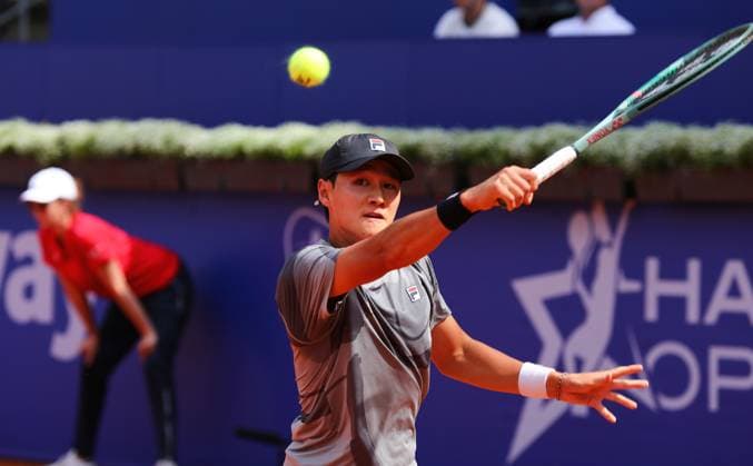 15 07 2024, xcex, GER, Hamburg, Rothenbaum, Hamburg Open ATP 500 Tour Tournament, Center Court, Soonwoo Kwon KOR