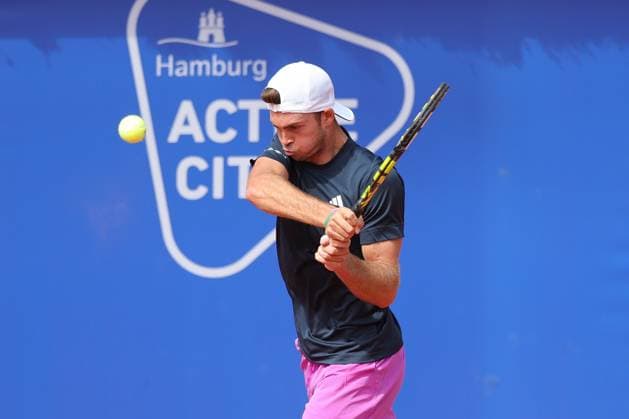 Tennis Men ATP, Tennis Men Tour 500 European Open Hamburg, Hamburg Open ATP 500 2024 , 15 07 2024, Maximilian Marterer GER plays a forehand Copyright: FernandoxSoares