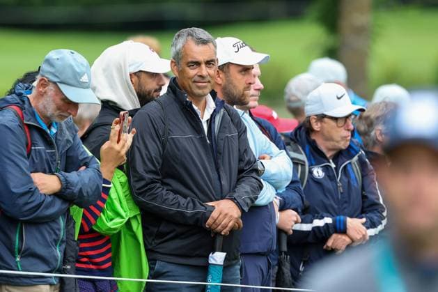 Football coach Robin Dutt, BMW International Open 2024, Golf, DP World Tour, Men, Final, 07 07 2024 Moosinning Bavaria Germany Copyright: xkolbert-press ChristianxKolbertx