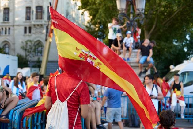 The Celebration Of The Eurocup In Madrid Spaniards are celebrating winning the EuroCup in Madrid, Spain, on July 15, 2024. Madrid Spain  Copyright: xHazhardxEspinozaxVallejosx originalFilename:espinoza-15072024240715_nptSY.jpg