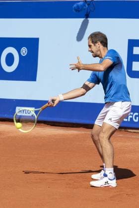 Gstaad Switzerland, 07 16 2024: Richard Gasquet (FRA) in action during EFG Swiss Open. during EFG Gstaad Swiss Open ATP, Tennis Herren 250, International Tennis match in Gstaad, Switzerland, July 16 2024  Copyright: xPatrickxDancel IPAxSportx xipa-ax xx IPA_48031263 IPA_Agency_IPA48031263