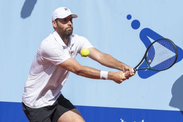 Gstaad Switzerland, 07 16 2024: Quentin Halys (FRA) in action during EFG Swiss Open. during EFG Gstaad Swiss Open ATP, Tennis Herren 250, International Tennis match in Gstaad, Switzerland, July 16 2024  Copyright: xPatrickxDancel IPAxSportx xipa-ax xx IPA_48031270 IPA_Agency_IPA48031270