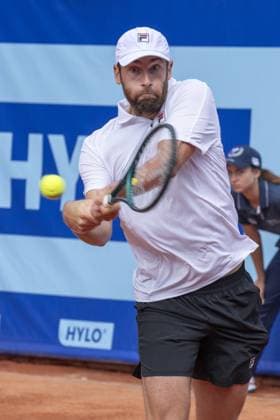 Gstaad Switzerland, 07 16 2024: Quentin Halys (FRA) in action during EFG Swiss Open. during EFG Gstaad Swiss Open ATP, Tennis Herren 250, International Tennis match in Gstaad, Switzerland, July 16 2024  Copyright: xPatrickxDancel IPAxSportx xipa-ax xx IPA_48031290 IPA_Agency_IPA48031290