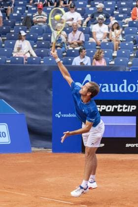 Gstaad Switzerland, 07 16 2024: Richard Gasquet (FRA) in action during EFG Swiss Open. during EFG Gstaad Swiss Open ATP, Tennis Herren 250, International Tennis match in Gstaad, Switzerland, July 16 2024  Copyright: xPatrickxDancel IPAxSportx xipa-ax xx IPA_48031293 IPA_Agency_IPA48031293