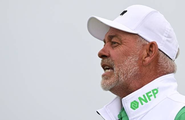 Darren Clarke on the 4th hole The British Open Championship, Practice, Golf, Royal Troon, Troon, UK - 16 July 2024  Copyright: xGreigxCowie Shutterstockx 14587991p
