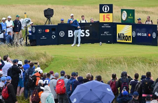 Rory McIlroy on the 15th Tee The British Open Championship, Practice, Golf, Royal Troon, Troon, UK - 16 July 2024  Copyright: xGreigxCowie Shutterstockx 14587991ai