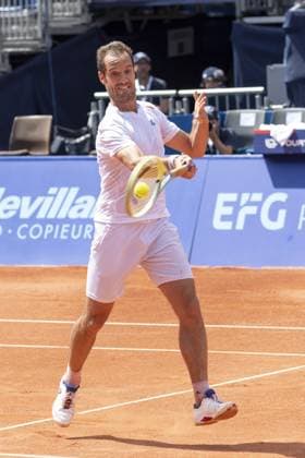 Gstaad Switzerland, 07 16 2024: Richard Gasquet (FRA) in action during EFG Swiss Open. during EFG Gstaad Swiss Open ATP, Tennis Herren 250, International Tennis match in Gstaad, Switzerland, July 16 2024  Copyright: xPatrickxDancel IPAxSportx xipa-ax xx IPA_48033476 IPA_Agency_IPA48033476