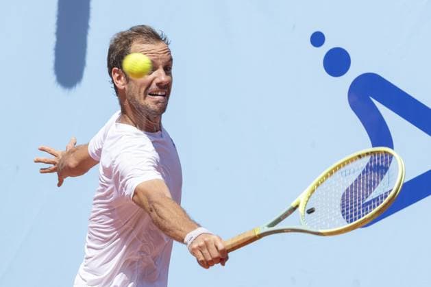 Gstaad Switzerland, 07 16 2024: Richard Gasquet (FRA) in action during EFG Swiss Open. during EFG Gstaad Swiss Open ATP, Tennis Herren 250, International Tennis match in Gstaad, Switzerland, July 16 2024  Copyright: xPatrickxDancel IPAxSportx xipa-ax xx IPA_48033497 IPA_Agency_IPA48033497