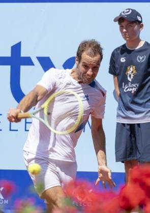 Gstaad Switzerland, 07 16 2024: Richard Gasquet (FRA) in action during EFG Swiss Open. during EFG Gstaad Swiss Open ATP, Tennis Herren 250, International Tennis match in Gstaad, Switzerland, July 16 2024  Copyright: xPatrickxDancel IPAxSportx xipa-ax xx IPA_48033498 IPA_Agency_IPA48033498