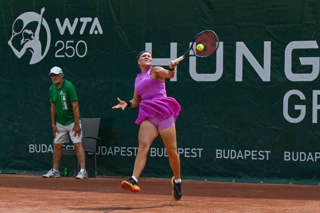 Diana Shnaider during the single match vs. Fanny Stollar (HUN) at the WTA250 Hungarian Gran Prix Tennis on 16th July 2024 at Romai Teniszakademia, Budapest, Hungary  Copyright: xVincenzoxOrlando IPAxSportx xipax xx IPA_48034402 IPA_Agency_IPA48034402