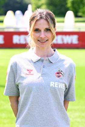 Team doctor Dr. Bettina Kuper 1 FC Köln 2 BL, portrait appointment 2024 2025