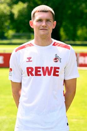 Luca Kilian 1 FC Köln 2 BL, portrait date 2024 2025