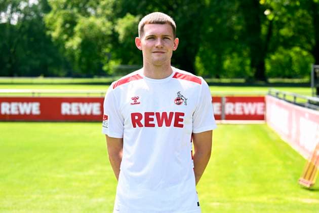 Luca Kilian 1 FC Köln 2 BL, portrait date 2024 2025