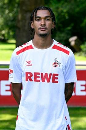 Damian Downs 1 FC Köln 2 BL, portrait date 2024 2025