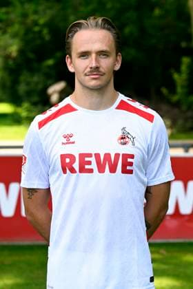 Mathias Olesen 1 FC Köln 2 BL, portrait date 2024 2025