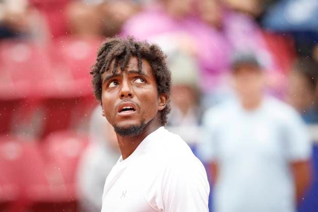 BASTAD, SWEDEN 20240716 Elias Ymer, Sweden, meets Sumit Nagal, India, in the first round of the mens singles at the Nordea Open in Bastad on Tuesday BASTAD SWEDEN x9200x  Copyright: xAdamxIhse TTx NORDEA OPEN BASTAD