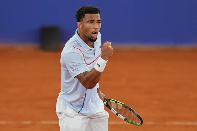 Tennis Men ATP, Tennis Men Tour 500 European Open Hamburg, Hamburg Open ATP 500 2024 , 16 07 2024, Arthur Fils FRA is happy about the point win Copyright: FernandoxSoares