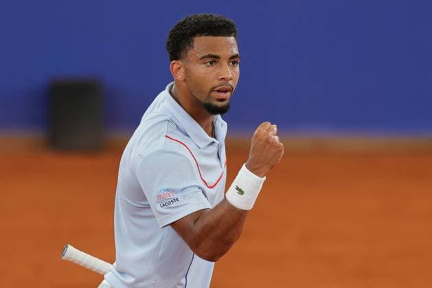 Tennis Men ATP, Tennis Men Tour 500 European Open Hamburg, Hamburg Open ATP 500 2024 , 16 07 2024, Arthur Fils FRA is happy about the point win Copyright: FernandoxSoares