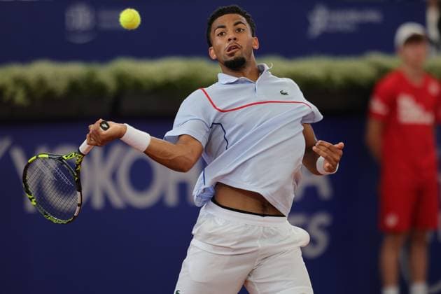 Tennis Men ATP, Tennis Men Tour 500 European Open Hamburg, Hamburg Open ATP 500 2024 , 16 07 2024, Arthur Fils FRA hits a forehand Copyright: FernandoxSoares