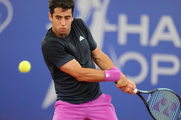 Tennis Men ATP, Tennis Men Tour 500 European Open Hamburg, Hamburg Open ATP 500 2024 , 16 07 2024, Jaume Munar ESP hits a forehand Copyright: FernandoxSoares