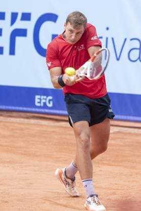 Gstaad Switzerland, 07 16 2024: Hamad Medjedovic (SRB) in action during EFG Swiss Open. during EFG Gstaad Swiss Open ATP, Tennis Herren 250, International Tennis match in Gstaad, Switzerland, July 16 2024  Copyright: xPatrickxDancel IPAxSportx xipa-ax xx IPA_48036171 IPA_Agency_IPA48036171