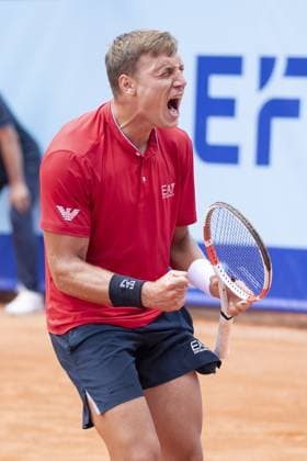 Gstaad Switzerland, 07 16 2024: Hamad Medjedovic (SRB) in action during EFG Swiss Open. during EFG Gstaad Swiss Open ATP, Tennis Herren 250, International Tennis match in Gstaad, Switzerland, July 16 2024  Copyright: xPatrickxDancel IPAxSportx xipa-ax xx IPA_48036210 IPA_Agency_IPA48036210