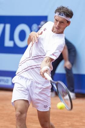 Gstaad Switzerland, 07 16 2024: Marc-Andrea Huesler (SUI) in action during EFG Swiss Open. during EFG Gstaad Swiss Open ATP, Tennis Herren 250, International Tennis match in Gstaad, Switzerland, July 16 2024  Copyright: xPatrickxDancel IPAxSportx xipa-ax xx IPA_48036216 IPA_Agency_IPA48036216