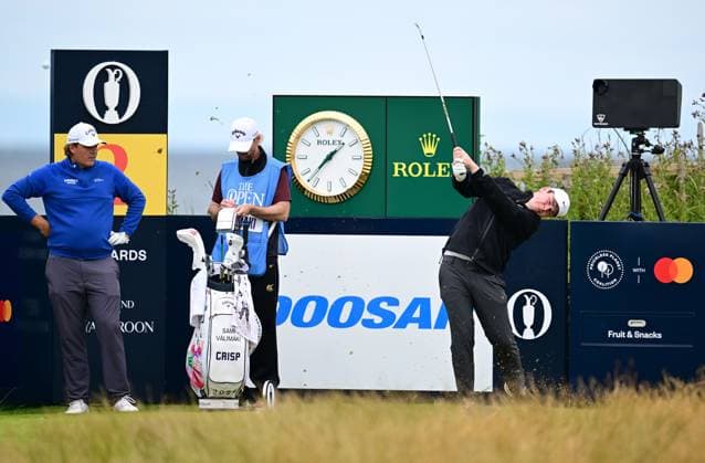 Robert MacIntyre on the 2nd Hole The British Open Championship, Practice, Golf, Royal Troon, Troon, UK - 16 July 2024  Copyright: xGreigxCowie Shutterstockx 14587991bo