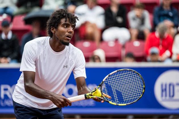 240716 Elias Ymer of Sweden during day 2 of the Nordea Open on July 16, 2024 in Bastad Photo Niclas Jönsson BILDBYRAN COP 273 NO0284 tennis atp 250 nordea open day 2 bbeng  Copyright: NICLASxJÖNSSON BB240716NO010