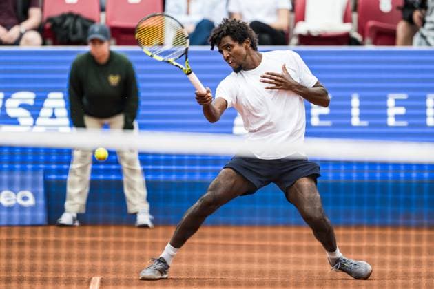 240716 Elias Ymer of Sweden during day 2 of the Nordea Open on July 16, 2024 in Bastad Photo Niclas Jönsson BILDBYRAN COP 273 NO0284 tennis atp 250 nordea open day 2 bbeng  Copyright: NICLASxJÖNSSON BB240716NO023