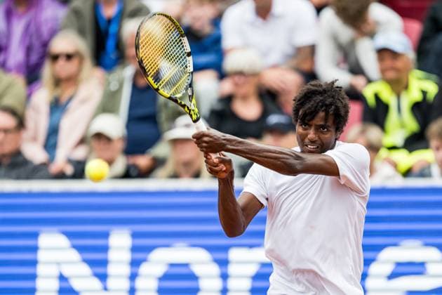 240716 Elias Ymer of Sweden during day 2 of the Nordea Open on July 16, 2024 in Bastad Photo Niclas Jönsson BILDBYRAN COP 273 NO0284 tennis atp 250 nordea open day 2 bbeng  Copyright: NICLASxJÖNSSON BB240716NO028