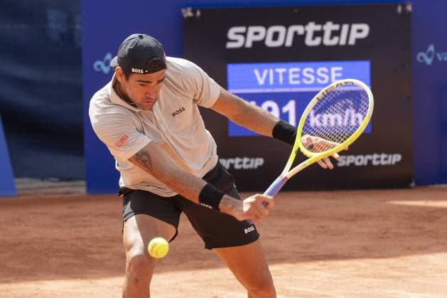 Gstaad Switzerland, 07 16 2024: Matteo Berrettini (ITA) in action during EFG Swiss Open. during EFG Gstaad Swiss Open ATP, Tennis Herren 250, International Tennis match in Gstaad, Switzerland, July 16 2024  Copyright: xPatrickxDancel IPAxSportx xipa-ax xx IPA_48039158 IPA_Agency_IPA48039158
