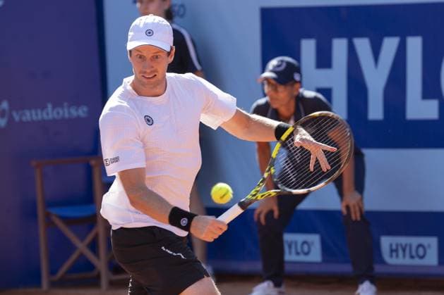 Gstaad Switzerland, 07 16 2024: Botic Van de Zandschulp (NED) in action during EFG Swiss Open. during EFG Gstaad Swiss Open ATP, Tennis Herren 250, International Tennis match in Gstaad, Switzerland, July 16 2024  Copyright: xPatrickxDancel IPAxSportx xipa-ax xx IPA_48040698 IPA_Agency_IPA48040698