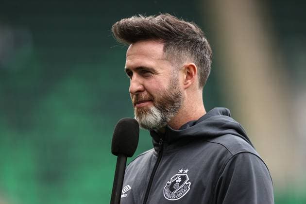 UEFA Champions League First Qualifying Round Second Leg, Tallaght Stadium, Dublin 16 7 2024 Shamrock Rovers vs Vikingur Reykjavik Shamrock Rovers Head Coach Stephen Bradley Stephen Bradley 16 7 2024  Copyright: x INPHO BenxBradyx BB1_9716